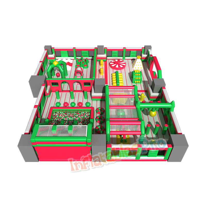 Mega Parque Baby Play Indoor Vermelho e Verde view 2
