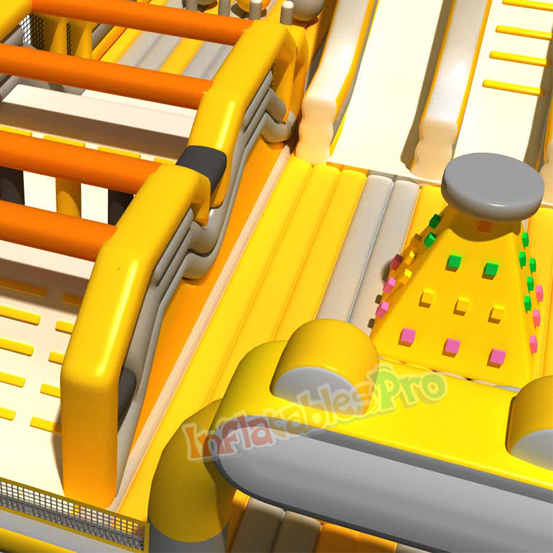 Mega Parque de Obstáculos Amarelo Dourado view 4