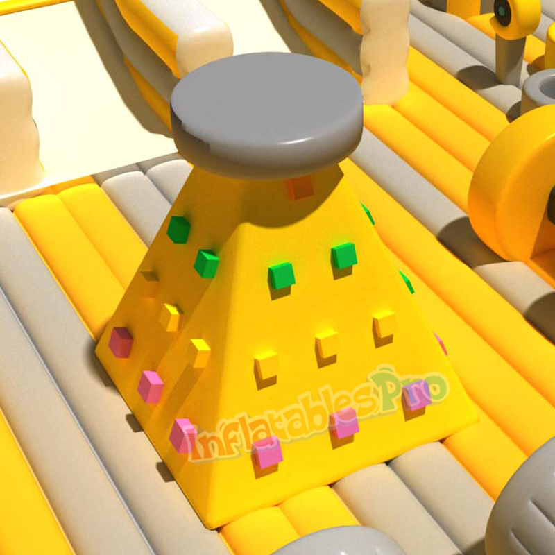 Mega Parque de Obstáculos Amarelo Dourado view 5